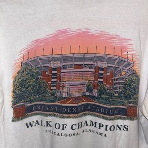 Comfort Colors White Tee with Subtle Red Detail